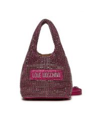 LOVE MOSCHINO Torebka JC4044PP1LLP162A Różowy. Czerwone torebki klasyczne Love Moschino, bez wzorów, z tworzywa sztucznego, bez dodatków. Za 509.99 zł.