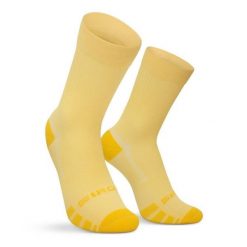 Skarpetki gravel Kolarstwo Siroko GS1 Yellow. Żółte skarpety SIROKO, bez wzorów, z tkaniny. Za 71.00 zł.