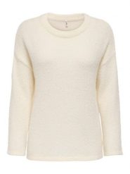 ONLY Sweter w kolorze kremowym rozmiar: XS. Brązowe swetry Only, xs, bez wzorów, bez ramiączek. Za 92.64 zł.