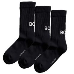 Skarpetki Björn Borg Core Crew Polyamide (x3). Czarne skarpety Björn Borg, bez wzorów, z bawełny. Za 168.50 zł.