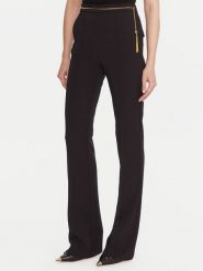 Elisabetta Franchi Spodnie materiałowe PA-141-57E2-V420 Czarny Regular Fit. Czarne spodnie materiałowe Elisabetta Franchi, bez wzorów, z materiału. Za 1,819.00 zł.