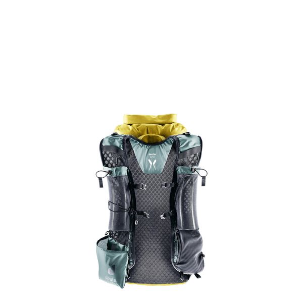 Plecak górski Deuter Vertrail 16 - turmeric/teal. Żółte plecaki Deuter, bez wzorów. Za 744.99 zł.
