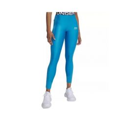 Legginsy Under Armour HeatGear Rib. Niebieskie legginsy Under Armour, m, bez wzorów, z elastanu. Za 277.50 zł.