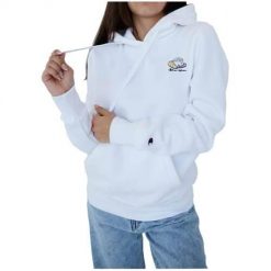 Bluza sportowa damska Champion Wmns City Snack Organic Cotton Blend Hoodie. Niebieskie bluzy Champion, s, bez wzorów, z bawełny, z kapturem. Za 207.00 zł.