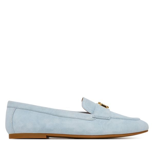 Lordsy LAUREN RALPH LAUREN. Niebieskie lordsy Lauren Ralph Lauren, bez wzorów, bez obcasa, bez zapięcia. Za 469.99 zł.