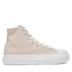 Trampki Roxy. Brązowe trampki Roxy, bez wzorów, bez zapięcia. Za 129.99 zł.