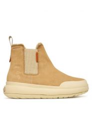 Merrell Sztyblety Arquette Thermo J007066 Brązowy. Brązowe botki Merrell, bez wzorów, ze skóry, bez obcasa, na płaskiej podeszwie, bez zapięcia. Za 519.99 zł.