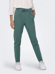 ONLY Spodnie w kolorze zielonym rozmiar: M/L30. Zielone spodnie materiałowe Only, na co dzień, l, bez wzorów, z materiału. Za 127.65 zł.