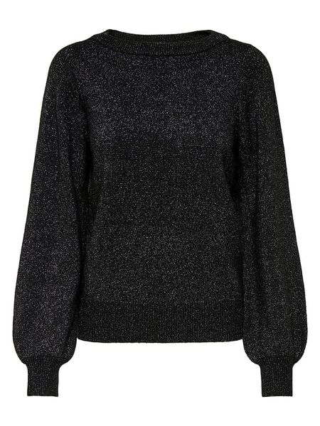 JDY Sweter "Rue" w kolorze czarnym rozmiar: XS. Czarne swetry JDY, xs, bez wzorów, bez ramiączek. Za 109.95 zł.