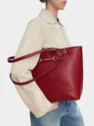 MEXX Torebka EO-MEXX-L-026-10 Czerwony. Czerwone shopper Mexx, bez wzorów, ze skóry, bez dodatków. Za 229.99 zł.