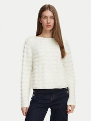 Guess Sweter W6BR59 Z1564 Kremowy Regular Fit. Białe swetry Guess, xxl, z aplikacjami, bez ramiączek. Za 434.99 zł.