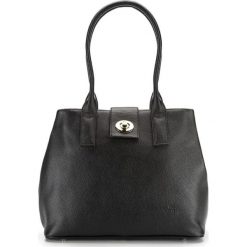 Skórzana torebka w kolorze czarnym - (S)30 x (W)28 x (G)13 cm. Czarne torby na ramię Kazar, Wittchen, bez wzorów, z materiału, na ramię, bez dodatków. W wyprzedaży za 439.95 zł.
