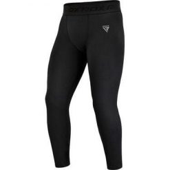 Legginsy BeShaped Body Boost. Czarne legginsy RDX SPORTS, l, bez wzorów, z materiału, z podwyższonym stanem. Za 94.99 zł.
