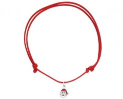 Bransoletka srebrna - święty Mikołaj. Szare bransoletki Apart, srebrne. Za 74.00 zł.