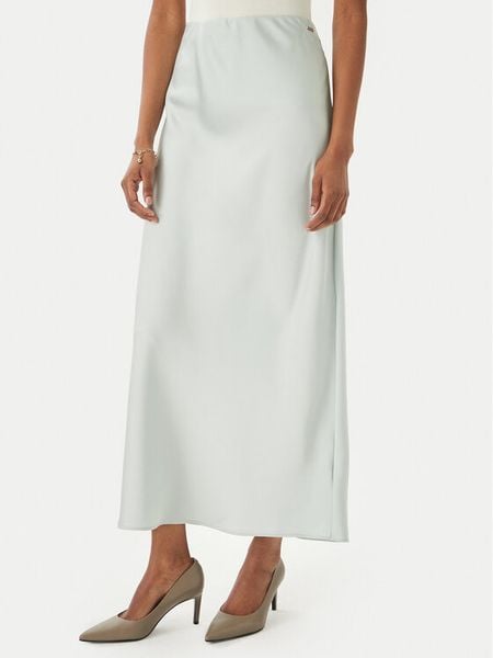 Calvin Klein Spódnica maxi LV044F621G Zielony Regular Fit. Zielone spódnice Calvin Klein, m, bez wzorów, z syntetyku, maxi. Za 283.99 zł.