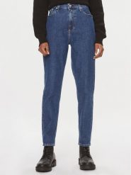 Calvin Klein Jeans Jeansy J20J221589 Niebieski Mom Fit. Niebieskie jeansy Calvin Klein Jeans, bez wzorów. Za 239.99 zł.