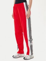 Adidas Spodnie dresowe Adibreak JY1354 Czerwony Loose Fit. Czerwone spodnie dresowe Adidas, l, bez wzorów, z dresówki. Za 329.99 zł.