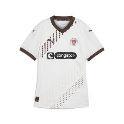 Damska koszulka wyjazdowa FC St. Pauli 24/25 PUMA White Espresso Brown. Białe bluzki Puma, l, bez wzorów, sportowe, bez kołnierzyka, bez ramiączek. W wyprzedaży za 304.00 zł.