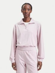 Guess Bluza V6BQ08 K6302 Różowy jasny Regular Fit. Czerwone bluzy Guess, l, z aplikacjami, z syntetyku, bez kaptura. Za 344.99 zł.