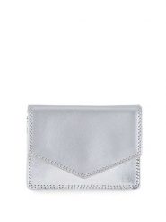 MYWALIT Skórzany portfel w kolorze srebrnym - (S)10 x (W)8 cm rozmiar: onesize. Szare portfele MYWALIT, bez wzorów, z materiału. Za 52.79 zł.