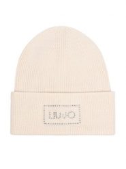 Liu Jo Czapka 2F6022 MA38S Kremowy. Białe czapki Liu Jo, bez wzorów, z poliesteru. Za 199.99 zł.