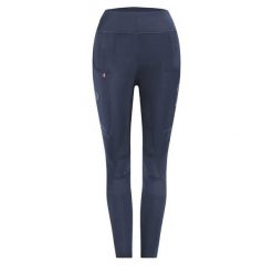 Damskie legginsy jeździeckie Cavallo Lin Grip Rl. Niebieskie legginsy CAVALLO, z aplikacjami. Za 284.65 zł.