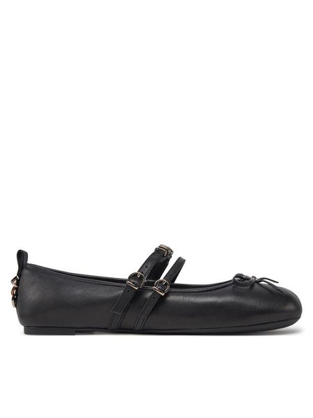 PINKO Baleriny Gioia 09 SD0297 P003 Czarny. Czarne baleriny Pinko, bez wzorów, ze skóry, bez obcasa. Za 579.99 zł.