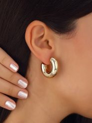 Nakkash Pozłacane kolczyki-kreole rozmiar: onesize. Żółte kolczyki Nakkash, pozłacane. Za 113.10 zł.