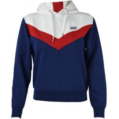 Fila Bosa Cropped Hoody, damska bluza. Czerwone bluzy sportowe Fila, bez wzorów, z elastanu, bez kaptura. Za 199.99 zł.