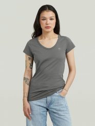 G-Star Koszulka w kolorze szarym rozmiar: XXS. Szare bluzki G-Star, xxs, bez wzorów, z bawełny, retro, bez kołnierzyka, bez ramiączek. Za 88.64 zł.