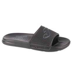 Klapki na basen damskie, S.Island Lady 24 SISLLS. Czarne klapki Joma, bez wzorów, bez obcasa. Za 49.99 zł.