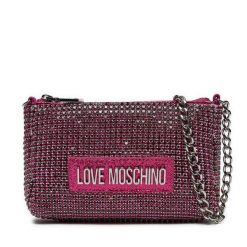 Torebka LOVE MOSCHINO. Czerwone torebki klasyczne Love Moschino, bez wzorów, bez dodatków. Za 699.99 zł.