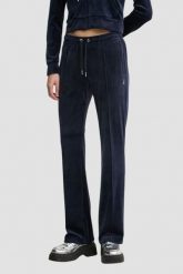 JUICY COUTURE Granatowe damskie spodnie dresowe Tina, Rozmiar XS. Niebieskie spodnie dresowe Juicy Couture, s, bez wzorów, z dresówki. Za 409.99 zł.