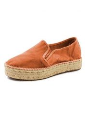 Natural world Espadryle w kolorze pomarańczowym rozmiar: 35. Pomarańczowe espadryle Natural World, bez wzorów, bez obcasa, bez zapięcia. Za 130.99 zł.