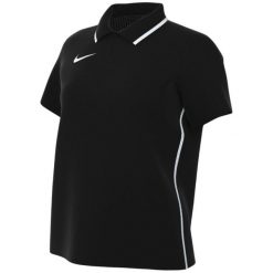 Koszulka damska Nike Dri-Fit Park 26 Polo. Czarne koszulki polo Nike, bez wzorów, z poliesteru, bez ramiączek, dri-fit (nike). Za 89.99 zł.