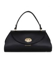 Mia Tomazzi Skórzana torebka "Bardelli" w kolorze czarnym - 33 x 15 x 15 cm rozmiar: onesize. Czarne torby na ramię Mia Tomazzi, bez wzorów, z materiału, przez ramię, bez dodatków. Za 340.99 zł.