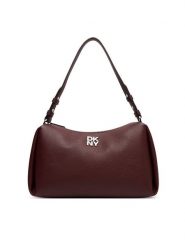 DKNY Torebka R423AE54 Bordowy. Czerwone torebki klasyczne DKNY, bez wzorów, ze skóry, bez dodatków. Za 389.99 zł.