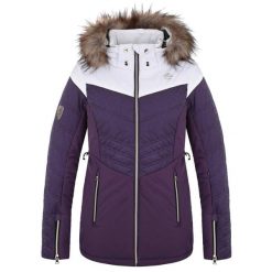 Kurtka narciarska Loap Okinora damska - wodoodporna i oddychająca. Fioletowe kurtki narciarskie LOOP, bez wzorów, bez kaptura, narciarskie. Za 277.03 zł.