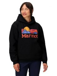 Marmot Bluza "Coastal" w kolorze czarnym rozmiar: M. Czarne bluzy Marmot, m, bez wzorów, z kapturem. Za 164.02 zł.