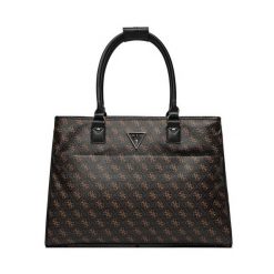 Torba podróżna Guess. Brązowe torby podróżne Guess, z aplikacjami. Za 459.99 zł.