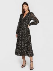 MICHAEL Michael Kors Sukienka koktajlowa MF28Y8Z6MT Czarny Regular Fit. Czarne sukienki MICHAEL Michael Kors, xs, bez wzorów, z wiskozy, wizytowe, bez kołnierzyka, bez ramiączek. Za 1,079.00 zł.
