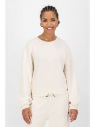 Alife and kickin Sweter "MeredithAK" w kolorze kremowym rozmiar: M. Brązowe swetry Alife and Kickin, m, bez wzorów, bez ramiączek. Za 109.52 zł.