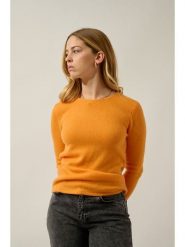 AUTHENTIC CASHMERE Kaszmirowy sweter "Ivy" w kolorze pomarańczowym rozmiar: XL. Pomarańczowe swetry AUTHENTIC CASHMERE, xl, bez wzorów, z kaszmiru, bez ramiączek. Za 434.99 zł.