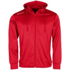 Bluza dresowa z kapturem zapinana na zamek Stanno Field. Czerwone bluzy STANNO, s, bez wzorów, z dresówki, z kapturem. Za 171.50 zł.