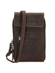 HIDE & STITCHES Skórzana torebka w kolorze brązowym na telefon - 10 x 17 x 1,5 cm rozmiar: onesize. Brązowe torby na ramię HIDE & STITCHES, bez wzorów, z materiału, przez ramię, bez dodatków. Za 86.99 zł.