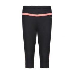 Damskie legginsy 3/4 CMP. Czarne legginsy CMP, xs, bez wzorów, z materiału. Za 202.30 zł.