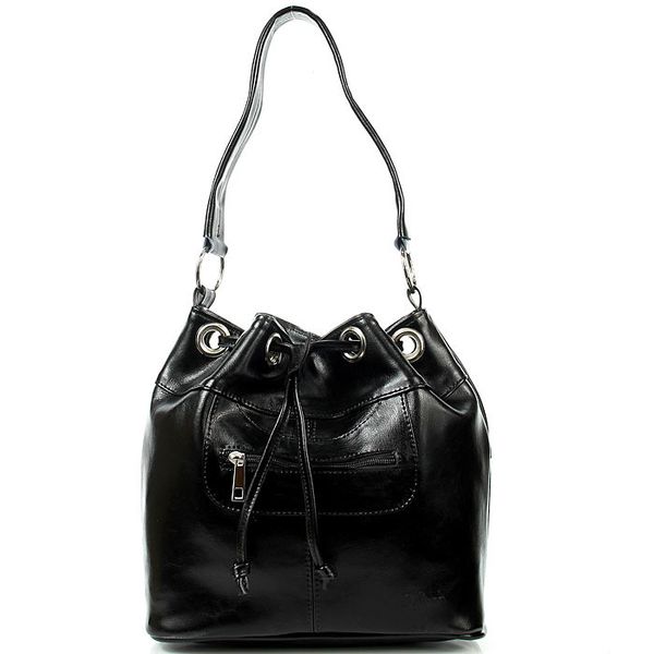 Polski skórzany worek DAN-A T374. Torebki klasyczne DAN-A, bez wzorów, ze skóry, bez dodatków. Za 239.99 zł.