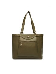 Beverly Hills Polo Club Torebka C-BHPC-L-002-08 Zielony. Zielone shopper Beverly Hills Polo Club, bez wzorów, z materiału, bez dodatków. Za 229.99 zł.