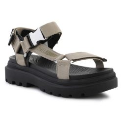 Sandały Palladium Pallacruise Strap Dune 97465-297-M beżowy. Brązowe sandały bez wzorów, z materiału, biznesowe, bez obcasa, bez zapięcia. Za 599.46 zł.