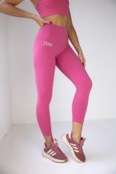 Legginsy z wysokim stanem Pilates różowe. Czerwone legginsy 2SkIN, l, bez wzorów, z materiału, z podwyższonym stanem, długie. Za 219.00 zł.